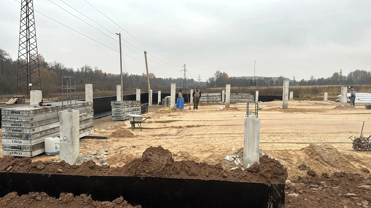 Столбчатый фундамент 4×4 м