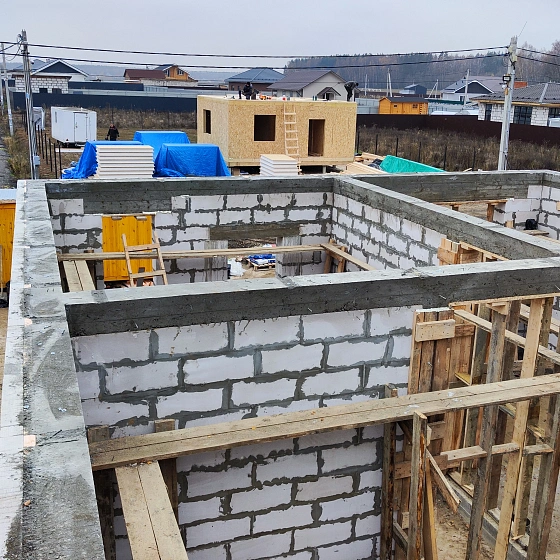 Столбчатый фундамент 4×4 м