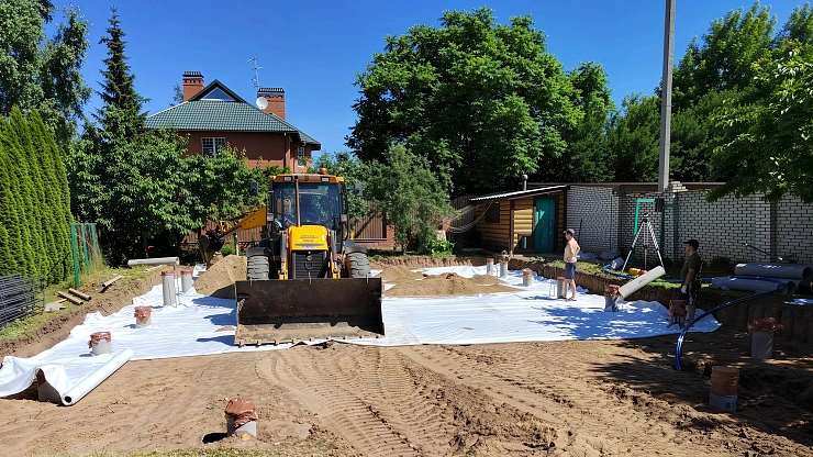 Столбчатый фундамент 4×4 м